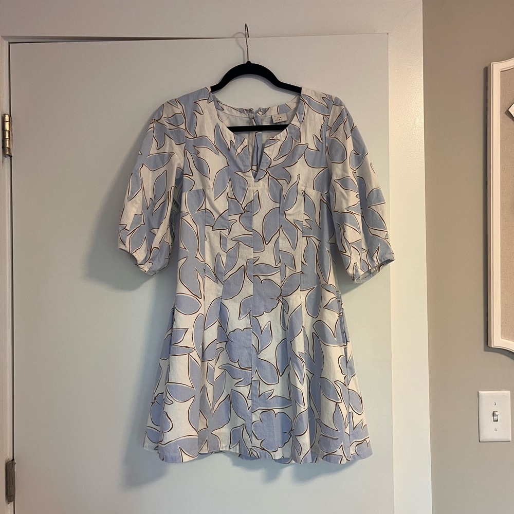 Light Blue Floral Dress